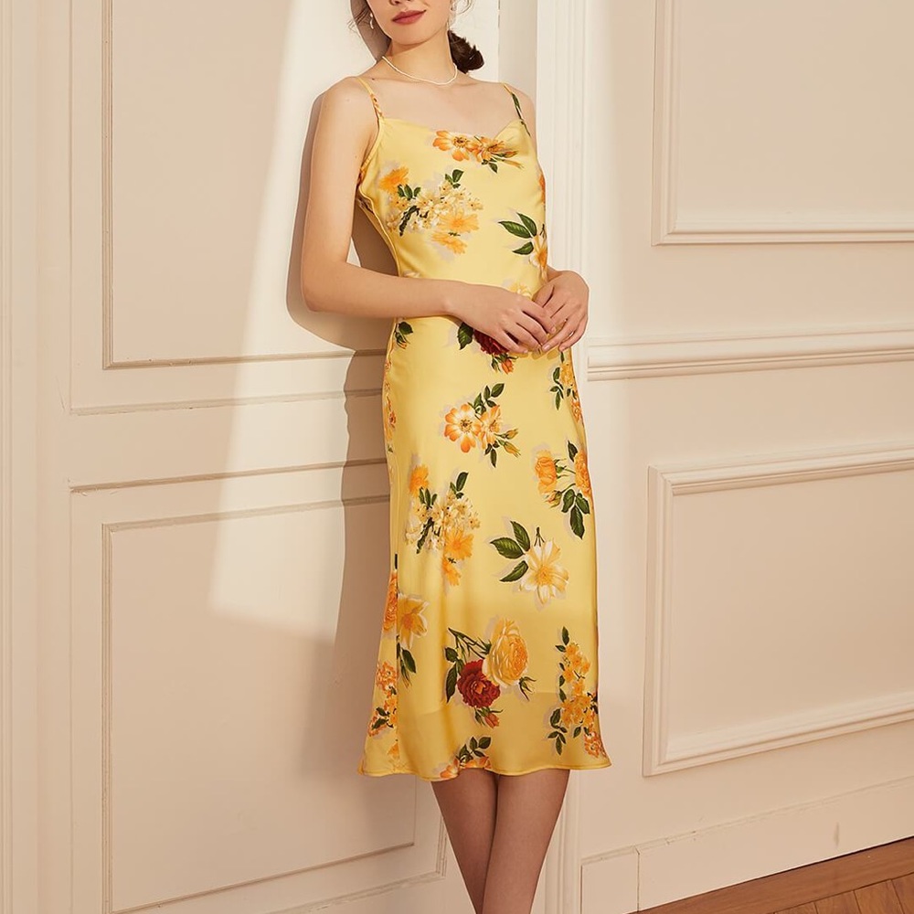 Simple Retro slip dress